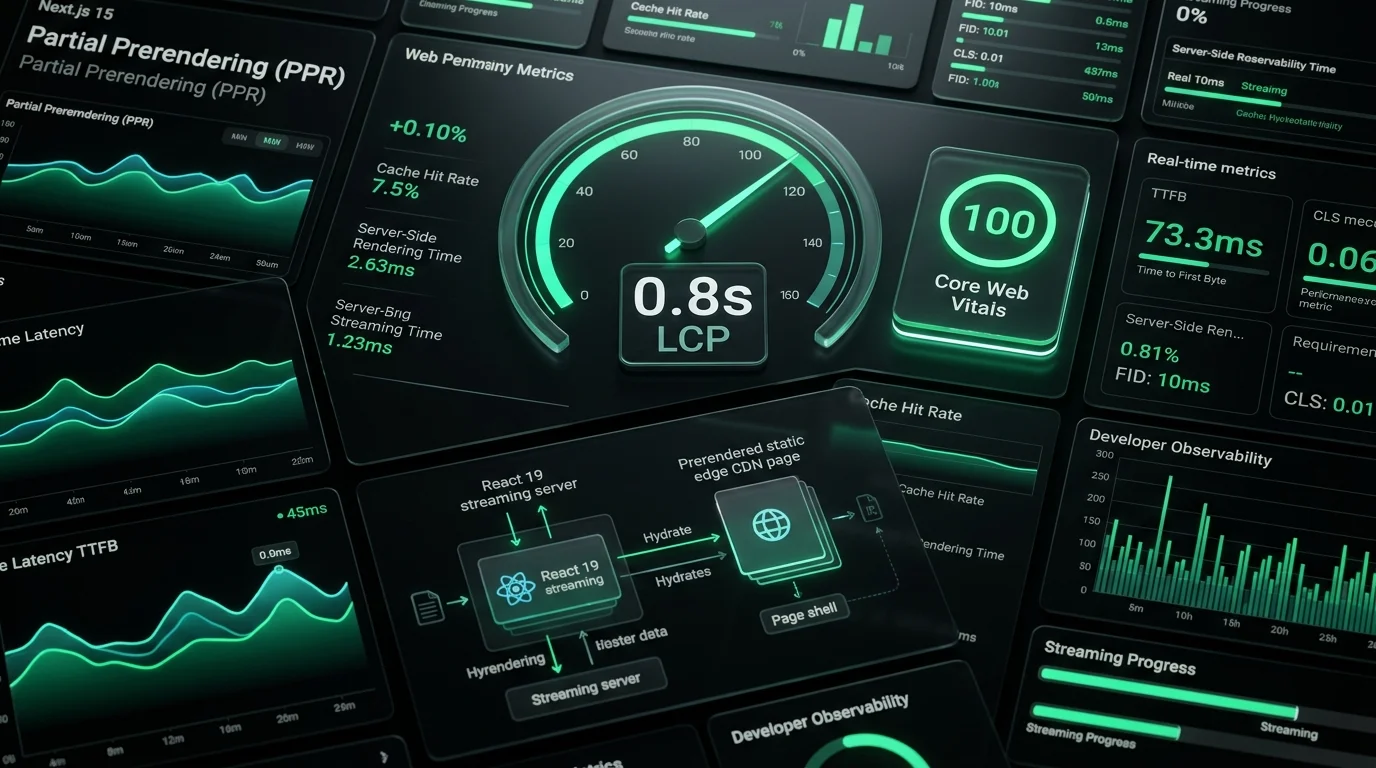 Sub-Second LCP Optimization in Next.js 15 with Partial Prerendering