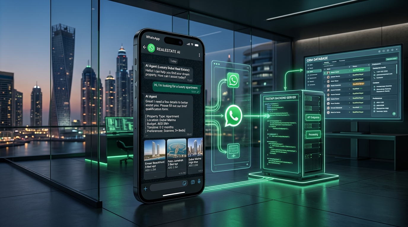 WhatsApp AI Real Estate Bot Architecture